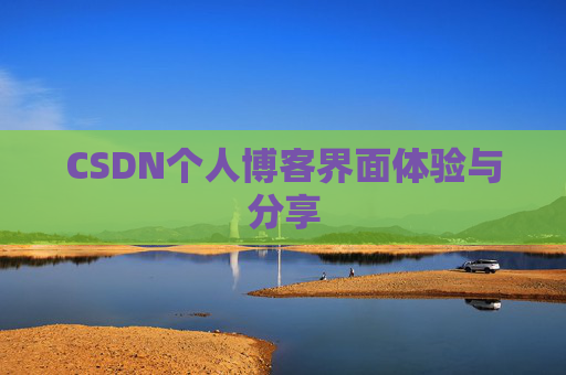 CSDN个人博客界面体验与分享